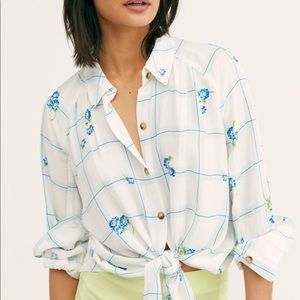 FREE PEOPLE button down shirt